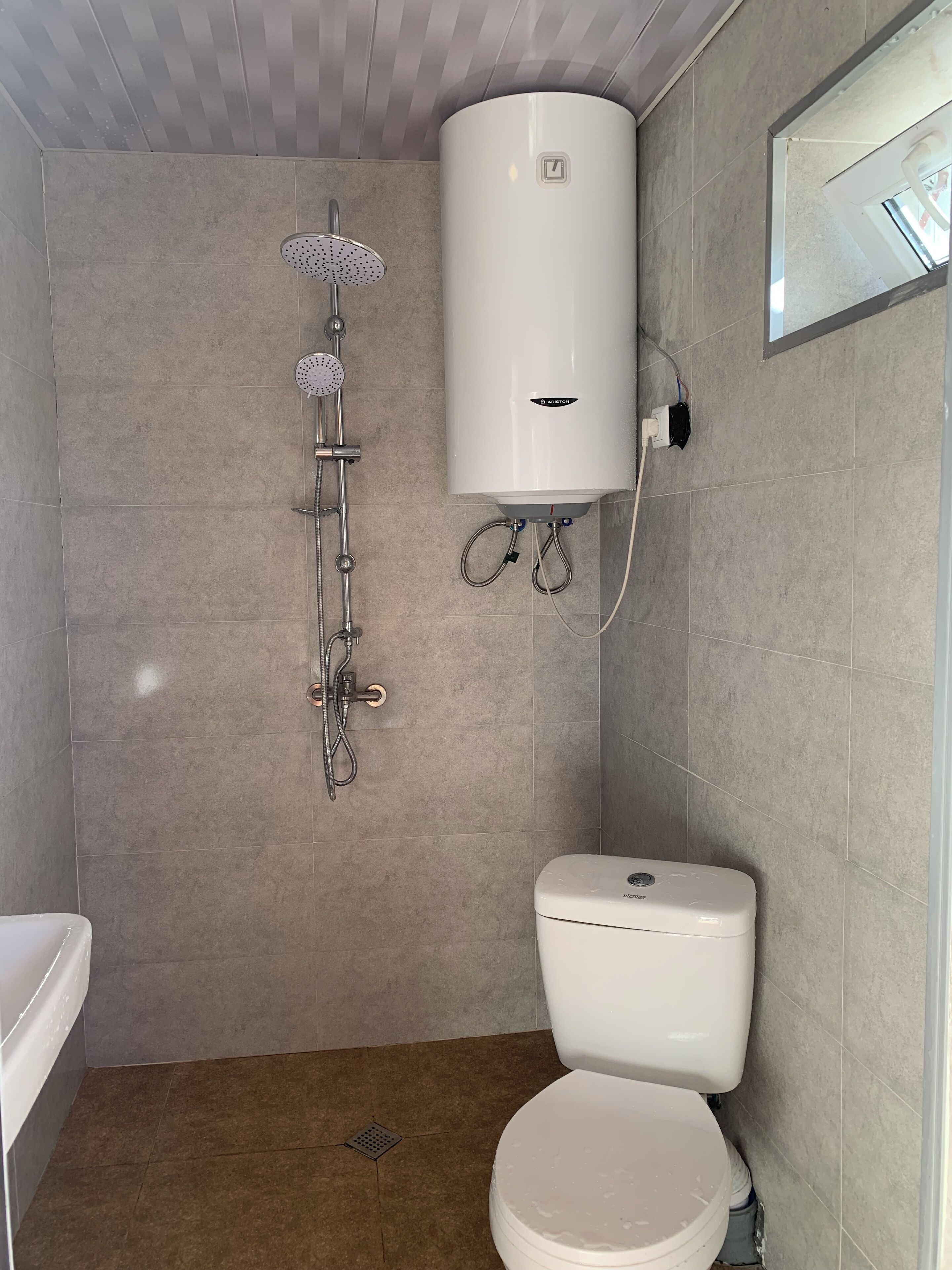 Towels, soap, toilet paper