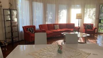 Habitación, 1 habitación, con acceso para personas discapacitadas, para fumadores | Sala de estar | Libros