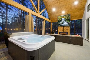 Bain à remous intérieur