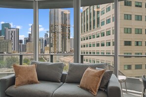 Interior - Sleek 1BR | City Views | Walk to FIFA Fan Fest (Miami)