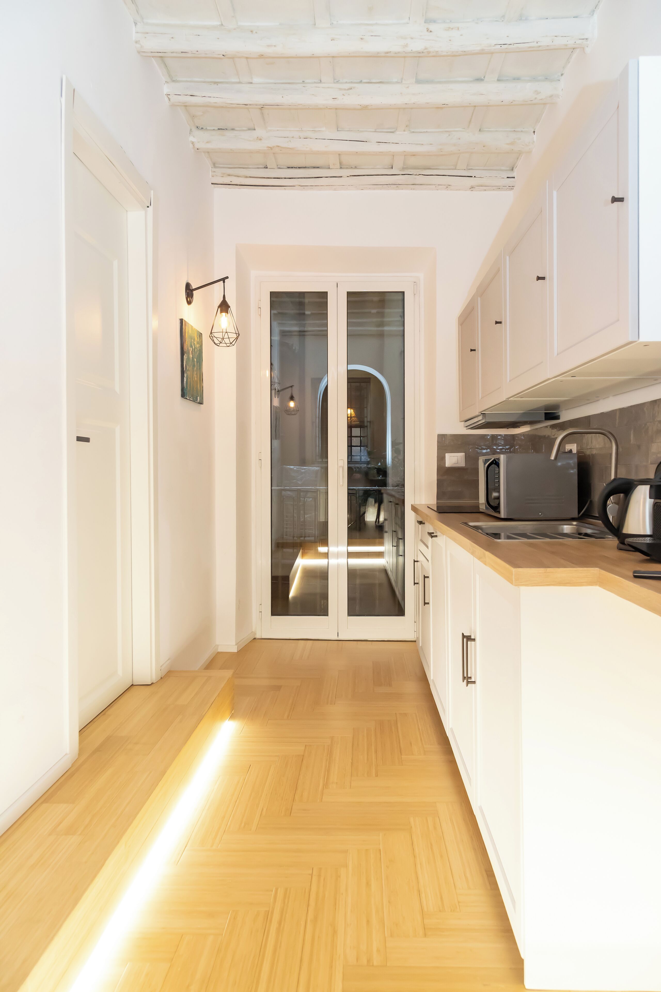 Deluxe-Apartment, Stadtblick | Eigene Küche | Mikrowelle, Ofen, Herdplatte, Geschirrspüler