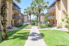 Condo, 2 Bedrooms | Property grounds - Tiki 216 - 2br Condo W/ Balcony Steps From Beach 2 Bedroom Condo (South Padre Island)