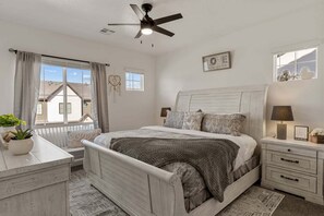 Townhome, 4 Bedrooms | 4 bedrooms, laptop workspace, iron/ironing board, cots/infant beds