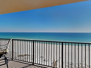 On the beach - Ocean Breeze West #801 | Gulf-Front, Corner Balcony + Resort Amenities (Perdido Key)