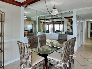 Dining - Ocean Breeze West #801 | Gulf-Front, Corner Balcony + Resort Amenities (Perdido Key)