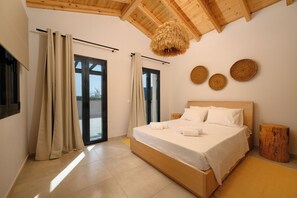 4 bedrooms, free WiFi, bed sheets - The Aeolina Collection Villas - Villa Natalia (Corfu)