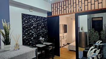 Apartment, 1 Schlafzimmer, barrierefrei | Wohnzimmer