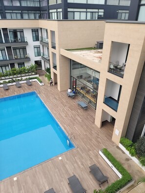 Studio Suite, Balcony | Pool | 3 indoor pools, 3 outdoor pools - premier luxury apartment (Accra)