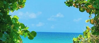 Beach Bungalow Across Street from Beach Carlin Park Family Friendly Heated pool