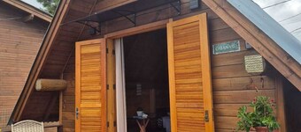 Cabins in Torres, RS, ideal for your rest and leisure, cozy and family-friendly.