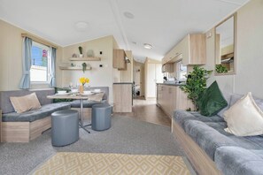 House, 3 Bedrooms, Smoking | Living room - Cozy Coastal Retreat 3-bedroom Lodge at (Prestonpans)