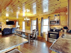 Interior - Bluff Mountain Vista | Hot Tub, Fire Pit, Game Room (Sevierville)