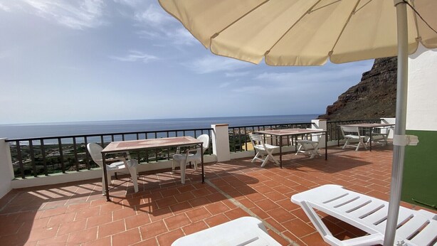 Outdoor dining - El Ancon La Calera Estudio n2 (Valle Gran Rey)