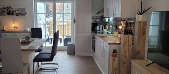 Modern vacation home "Stadtperle" in a good location! Lots of space with terrace!