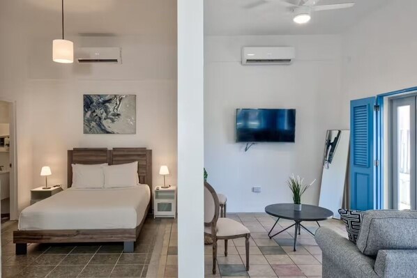 Appartement, 1 grand lit et 1 canapé-lit | Décor unique, ameublement unique