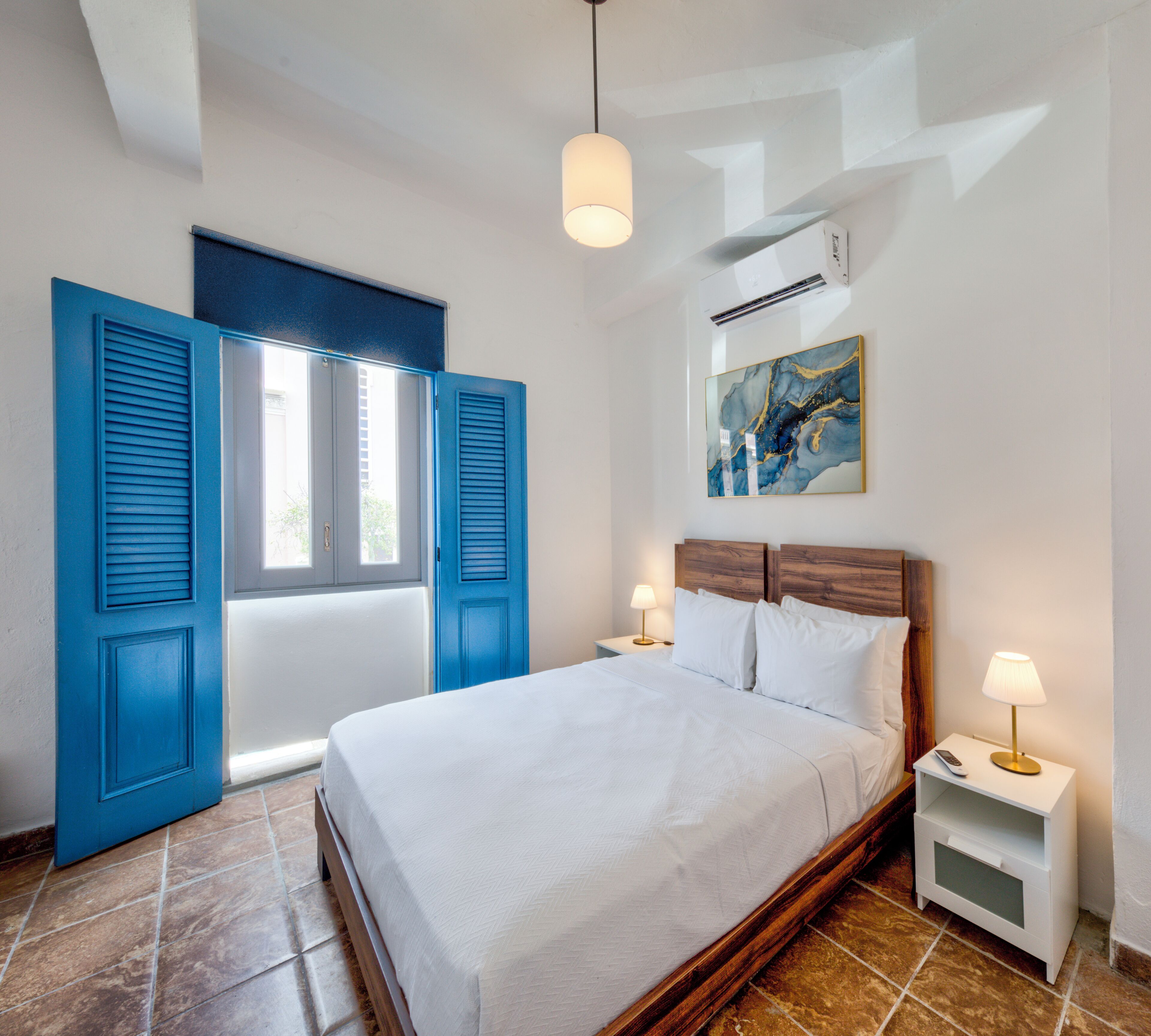 Appartement, 1 grand lit et 1 canapé-lit | Décor unique, ameublement unique