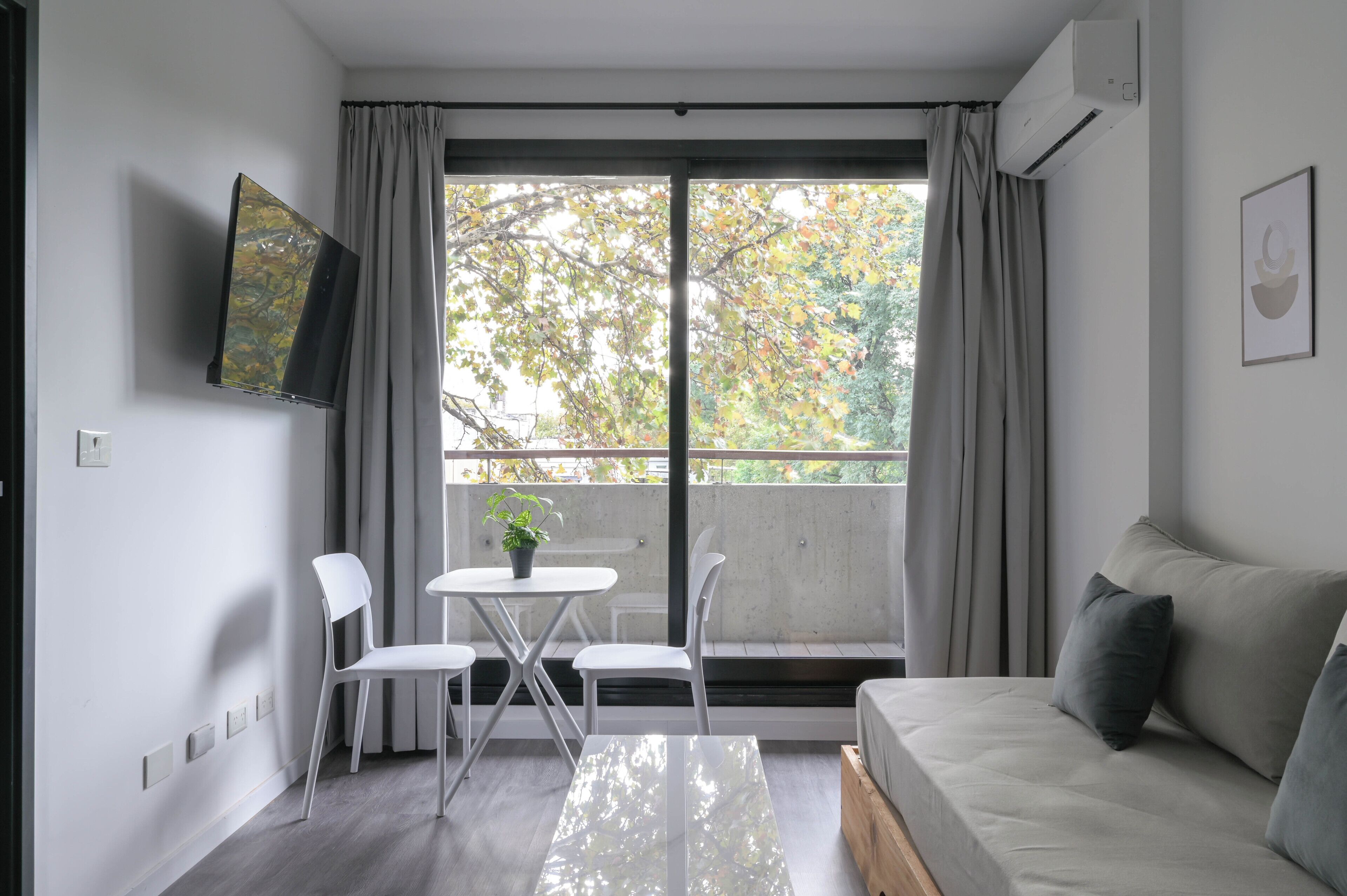 Estudio, vistas a la ciudad (402) | Zona de estar