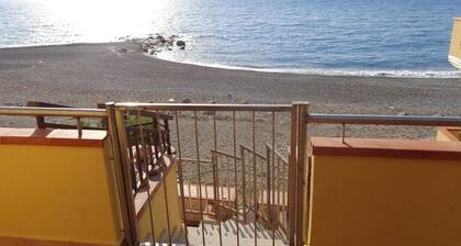 Beachfront penthouse with panoramic terrace and direct beach access