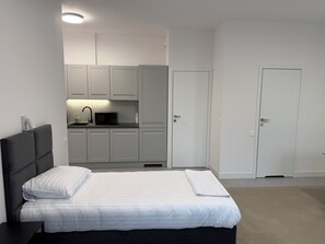 Comfort-Studiosuite, Balkon | Eigene Küche