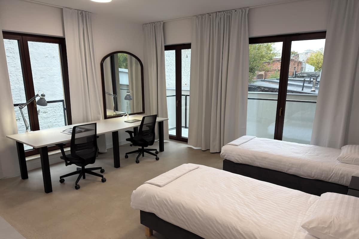 Comfort Studio Suite, Balcony | Desk, laptop workspace, blackout curtains, soundproofing