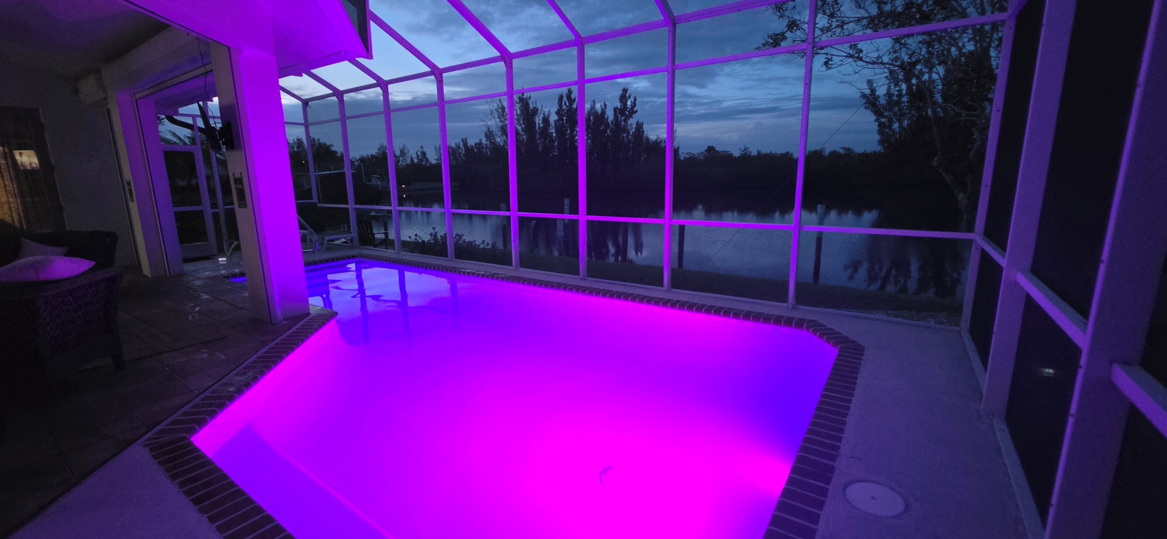 Piscine extérieure, piscine chauffée