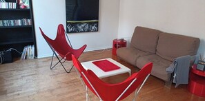 Living area - Charming apartment in the heart of the historic center (Perpignan)