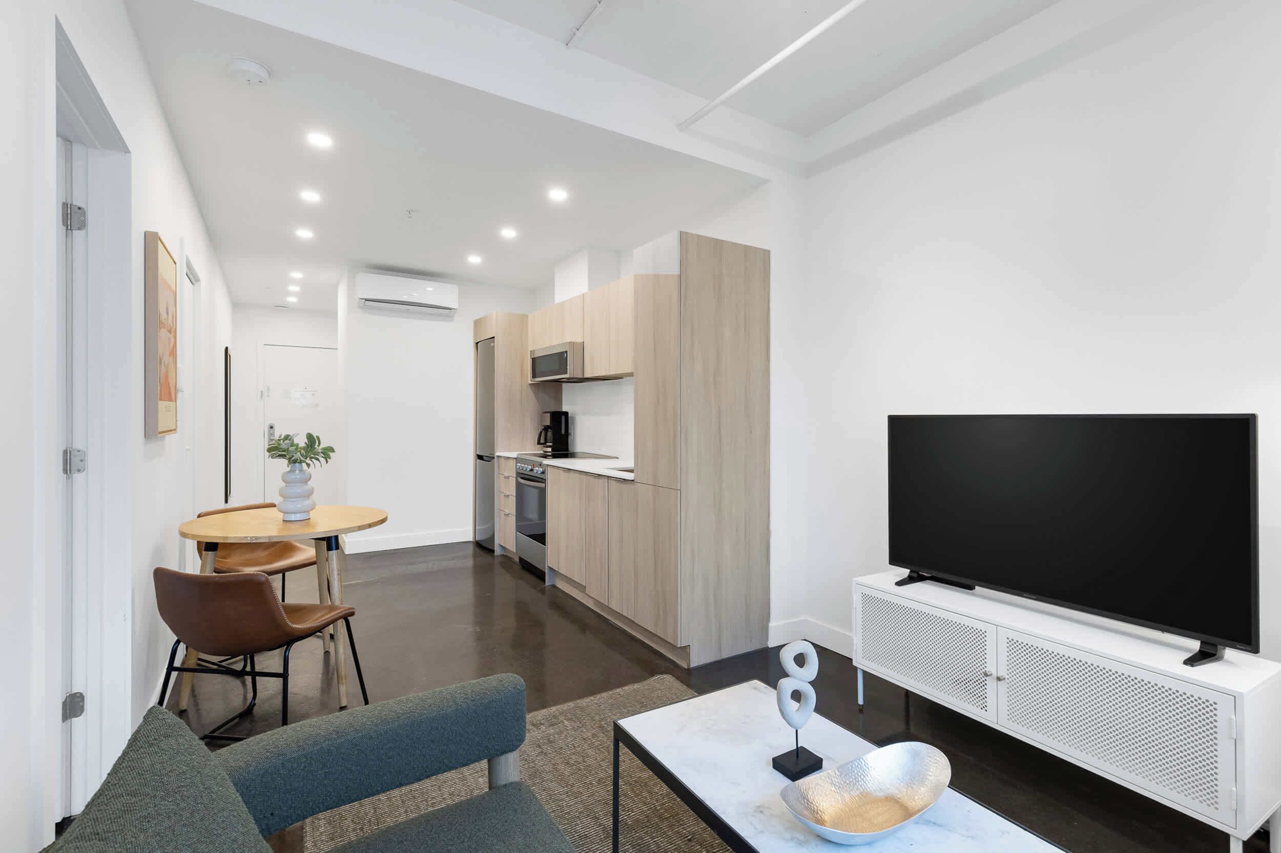 Televisie en een kantoor