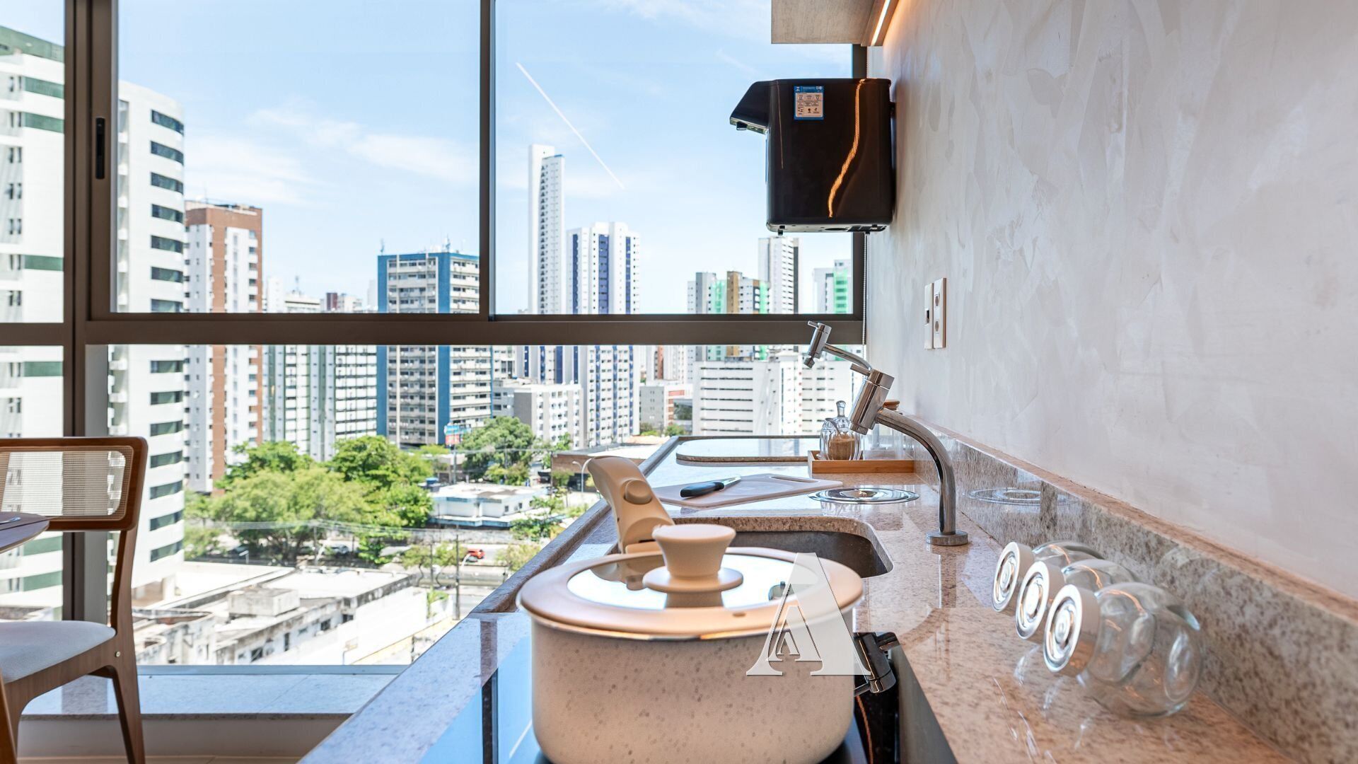 Estúdio luxo | Cozinha privada