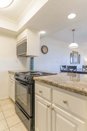 Fridge, microwave, oven, dishwasher - NEW! Tiki 132 - Bright Ocean View 1BR Condo w/ Balcony (South Padre Island)