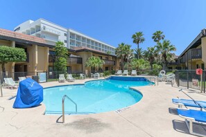 Pool - NEW! Tiki 118 - Modern Beachside 1BR Condo w/ AC & WiFi (South Padre Island)