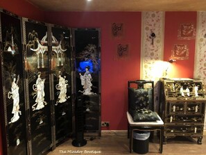 Doppelzimmer im japanischen Stil, Blick auf den Innenhof | Innendetails