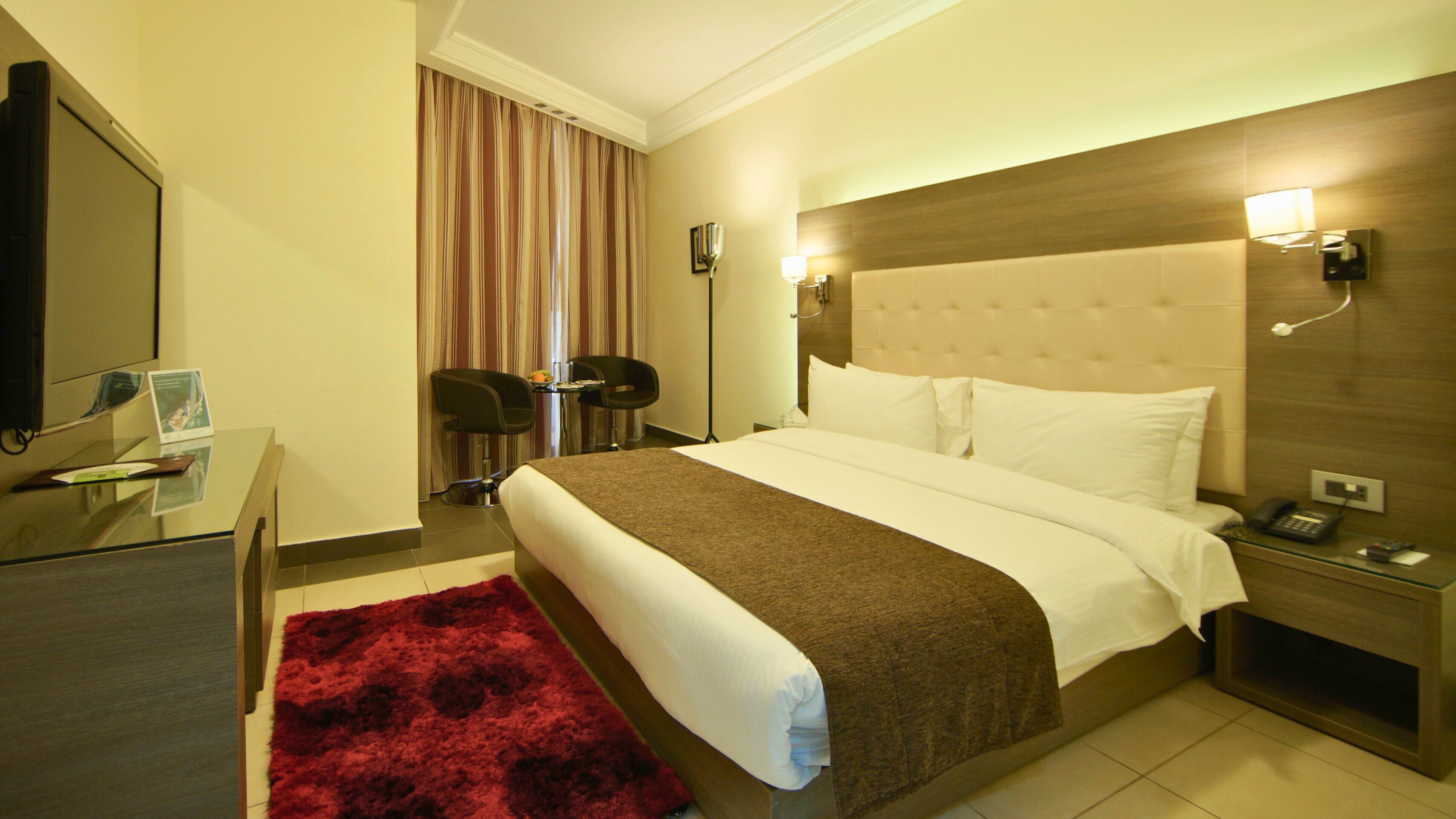 Superior-Doppelzimmer, Terrasse, Gartenblick | Zimmersafe, Verdunkelungsvorhänge, schallisolierte Zimmer