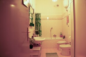 Shower, hair dryer, bidet, towels - Casa Pepe - Three Bedroom Apartment, Sleeps 5 (Pisa)