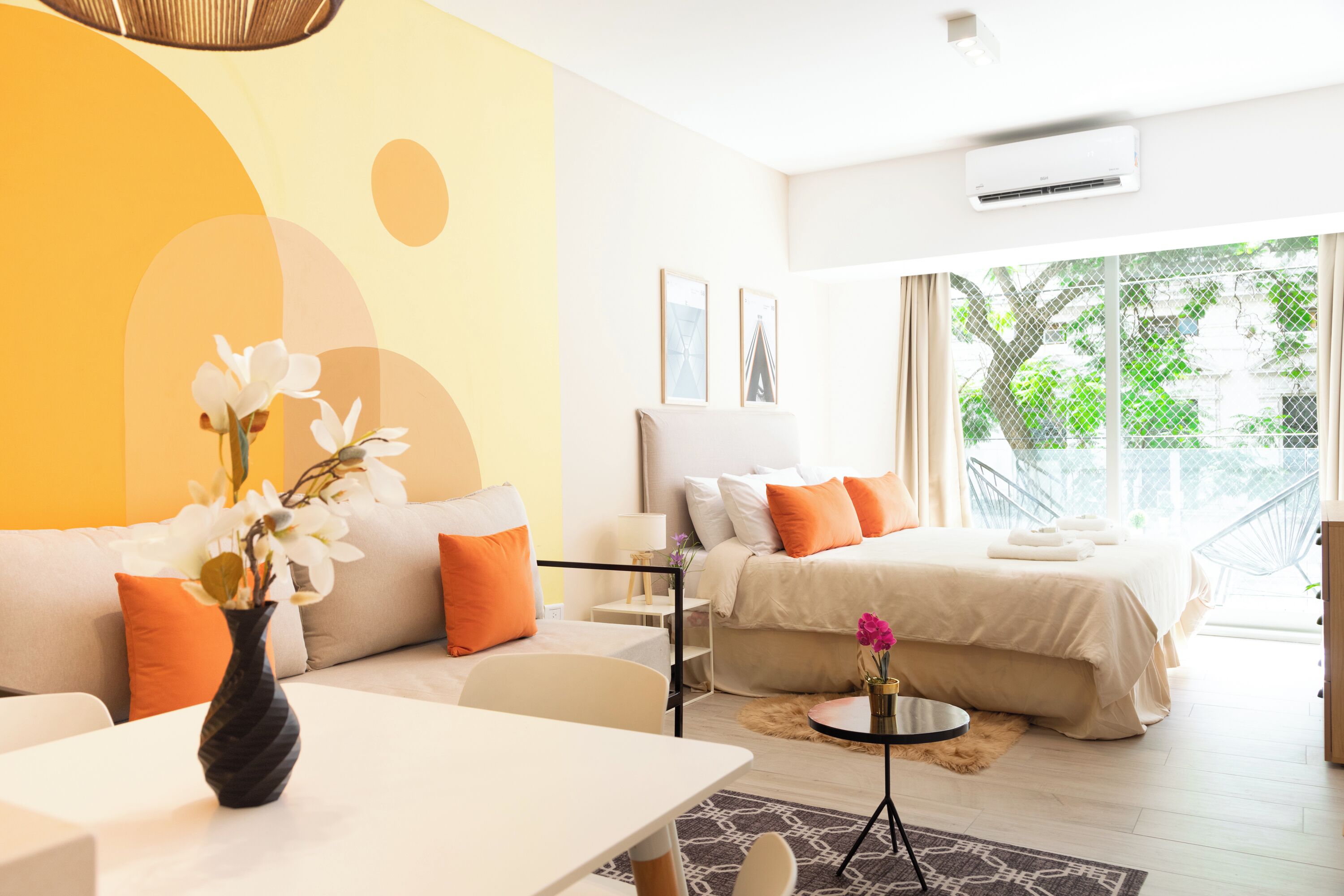 豪華公寓, 城市景觀 | 書桌、筆電工作空間、熨斗/熨衣板、免費無線上網