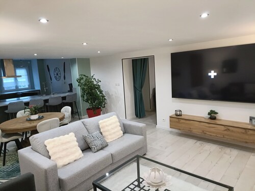 Grand appartement familiale avec Jacuzzi et Sauna