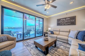 Condo, Multiple Beds, Balcony (Family Tides) | Living area - Family Tides Condo for 8 (Osage Beach)