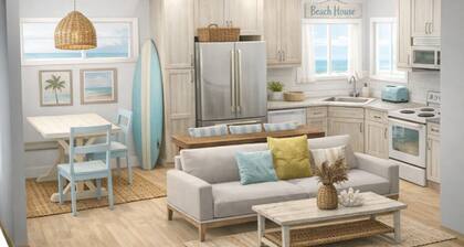 Coastal Charm: 2 Bed/1.5 Bath Lakeside Cottage!