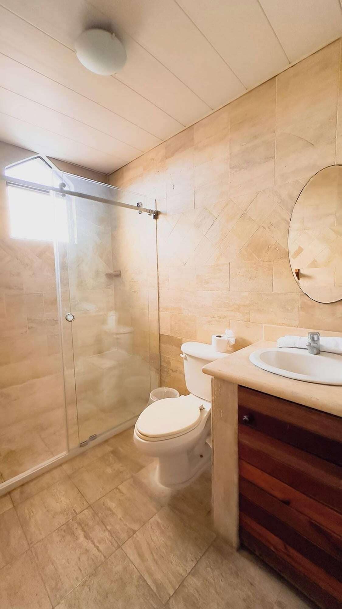 Towels, soap, toilet paper