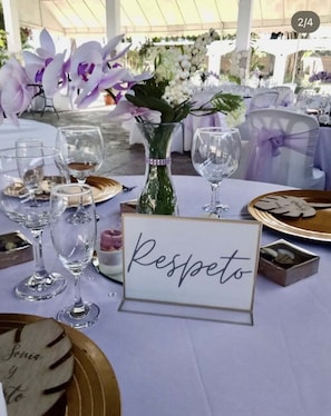 Outdoor banquet area - Hotel Tropicana (Santo Domingo Este)