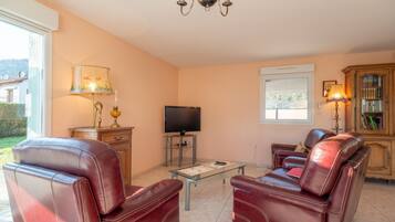 TV, tavolo da ping pong