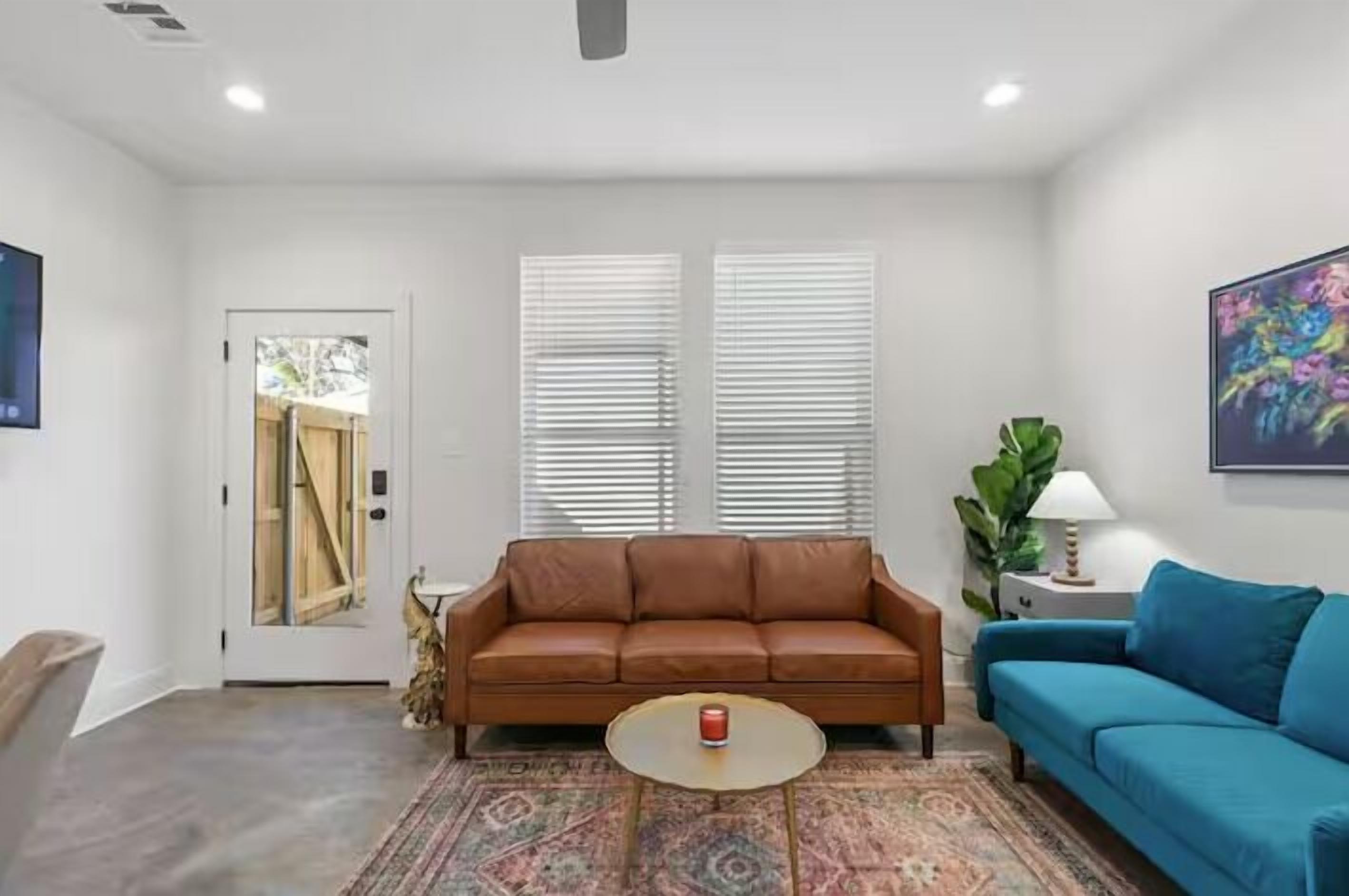 Maison mitoyenne Luxe, 2 chambres | Coin séjour