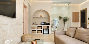 Living area - Bungalow Majorelle heated pool not overlooked (Marrakech)