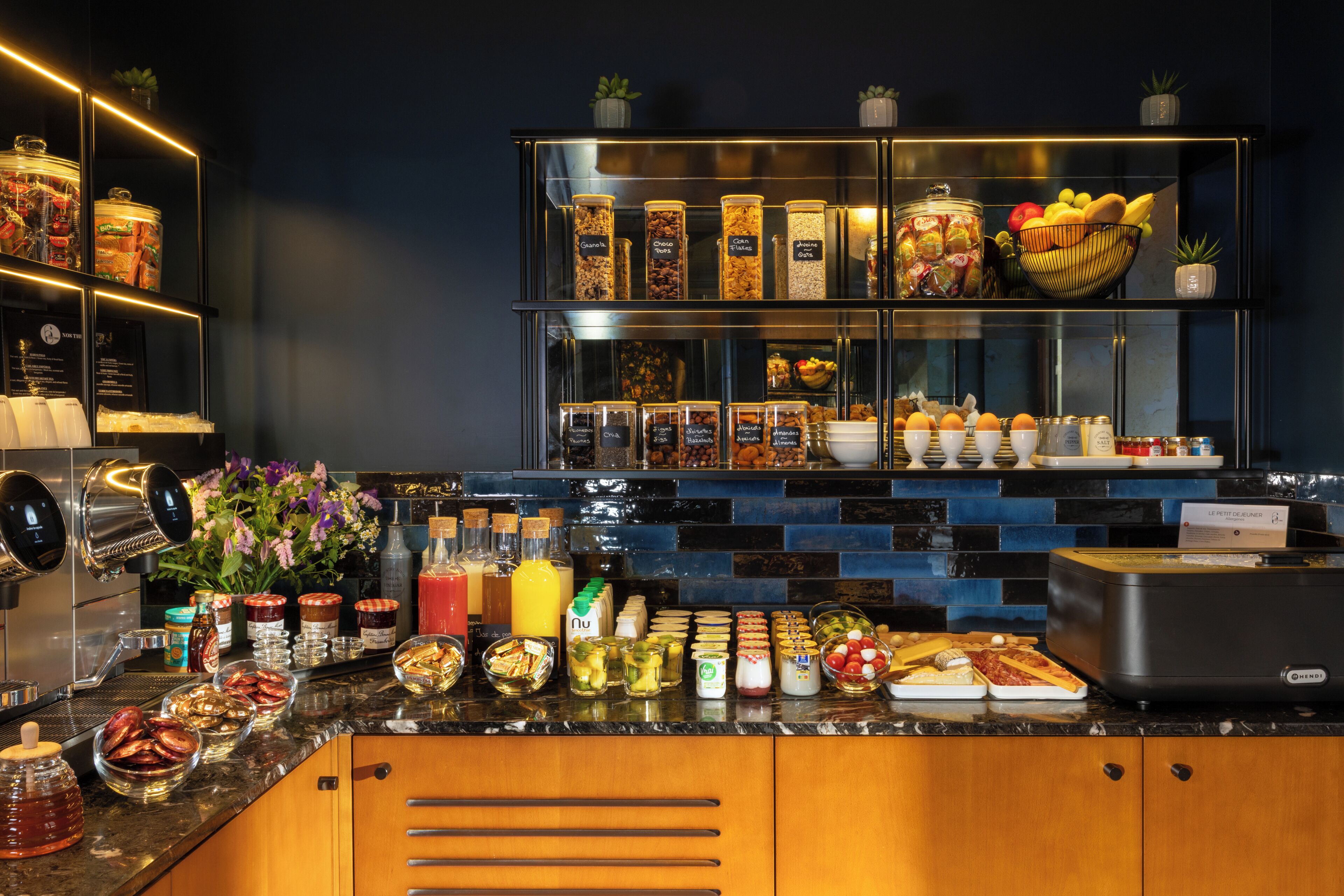 Morgenmadsbuffet hver dag mod et gebyr