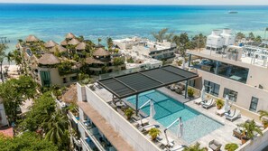 Pool - 2 BR condo with rooftop & Ocean View - Joya 1 (Playa del Carmen)