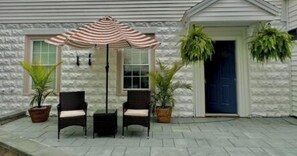 Terrace/patio - Lower Village Lofts •South• Steps to Dock Square (Kennebunk)