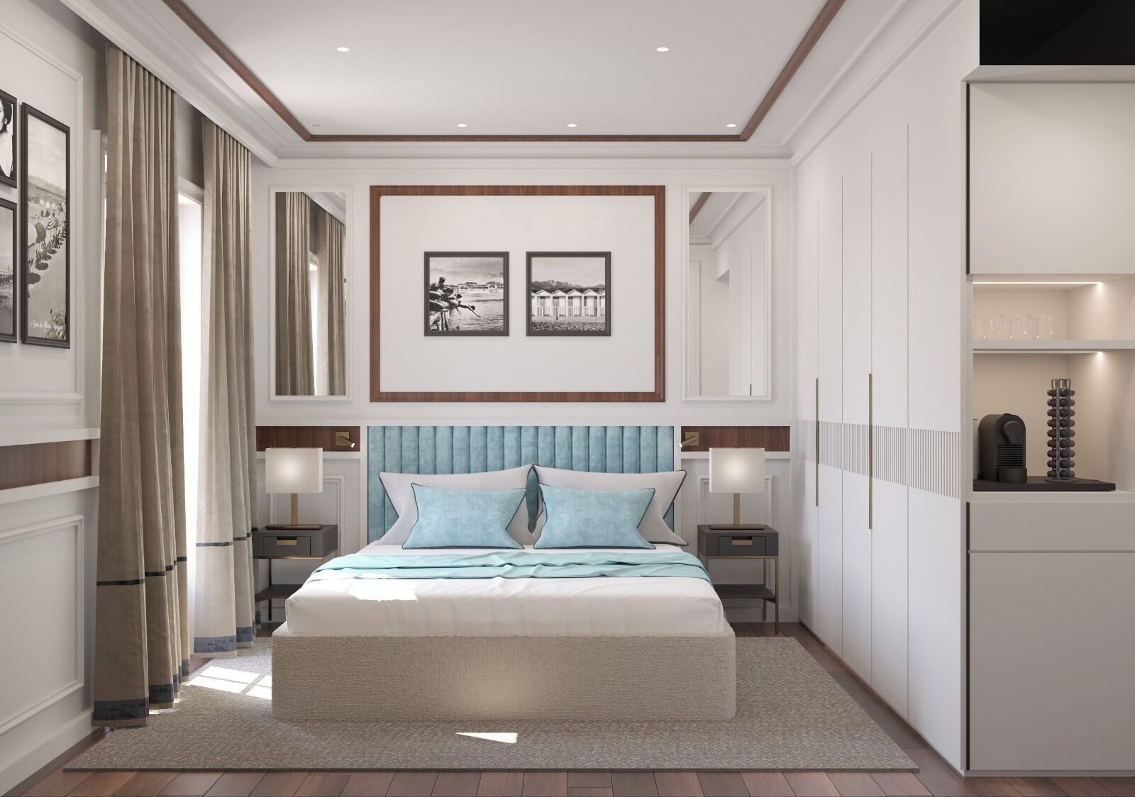 Kahden hengen superior-huone | Tallelokero huoneessa, pimennysverhot, äänieristys, ilmainen Wi-Fi