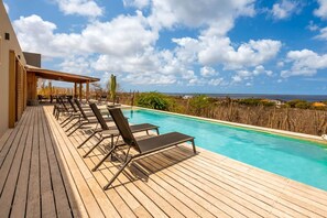 Pool - Ocean View Villa Siesta in Sabadeco, Private Pool, 3 Bedrooms (Kralendijk)