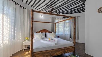 Premium bedding, pillowtop beds, individually decorated