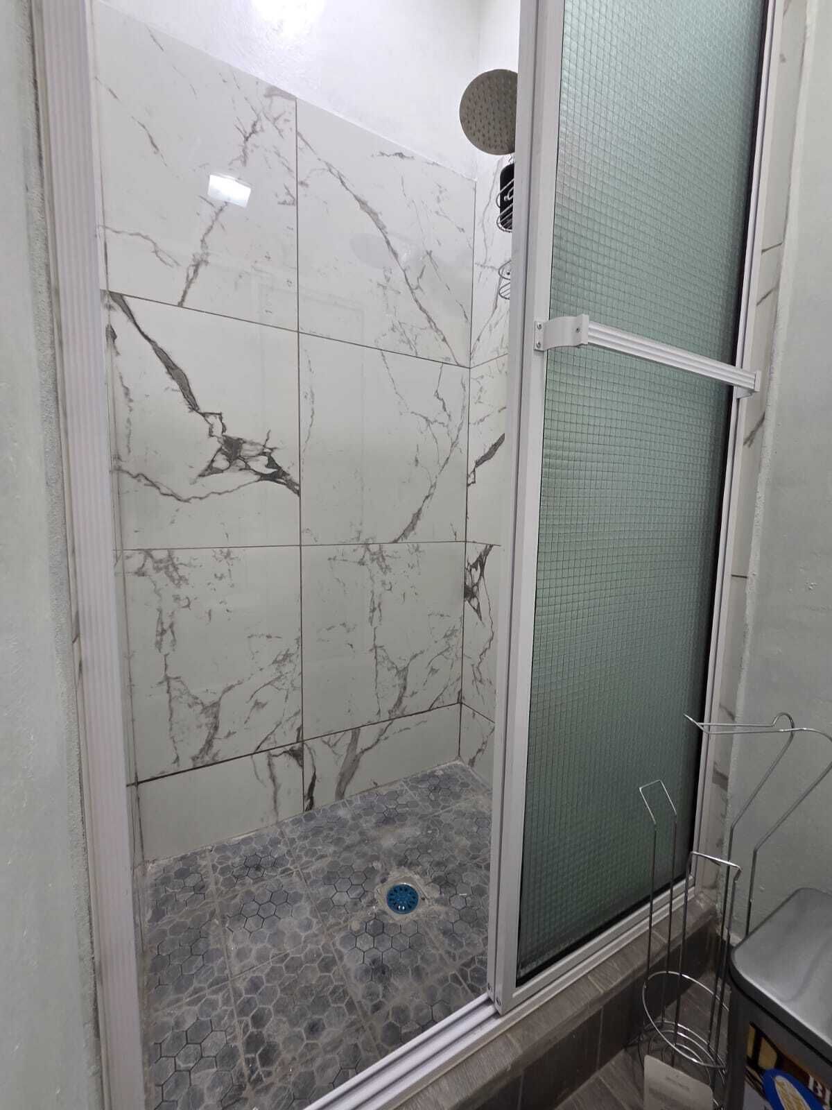 Towels, soap, toilet paper