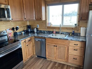 Private kitchen - Lone Star Cabin (Dalhart)